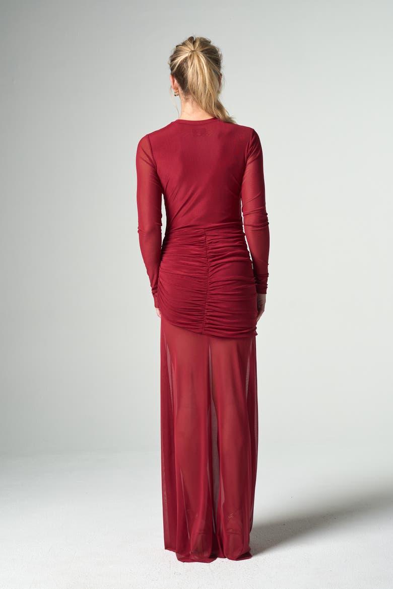 Serene Dress 2.0, Alternate, color, Sangria