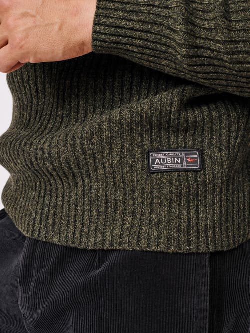 Aubin Ray Fisherman Rib Crew Neck Sweater
