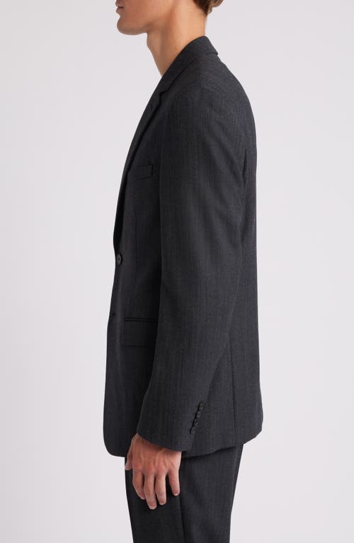 Theory Chambers Herringbone Wool Blend Suit Jacket