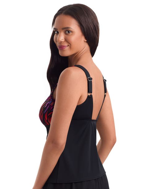 Shapesolver Sport Scoopneck Chlorine Resistant Tankini Swimsuit Top