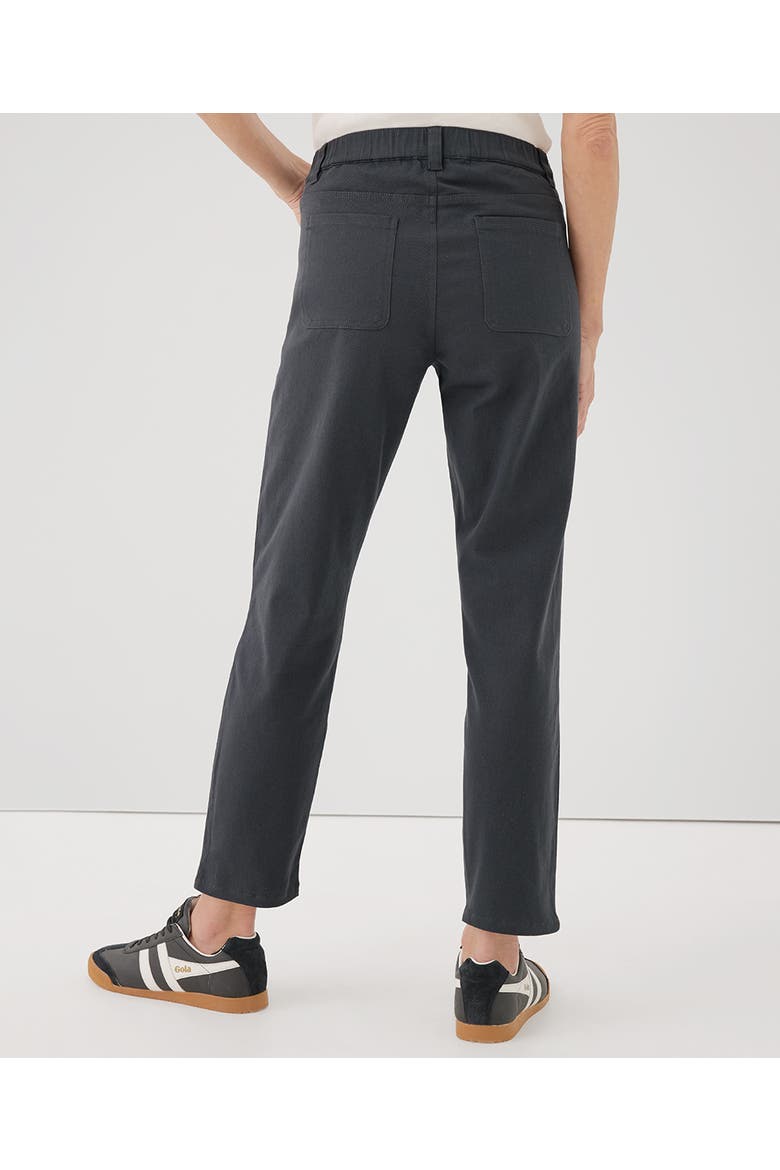 Organic Stretch Twill Denim Slim Straight Pant, Alternate, color, Storm