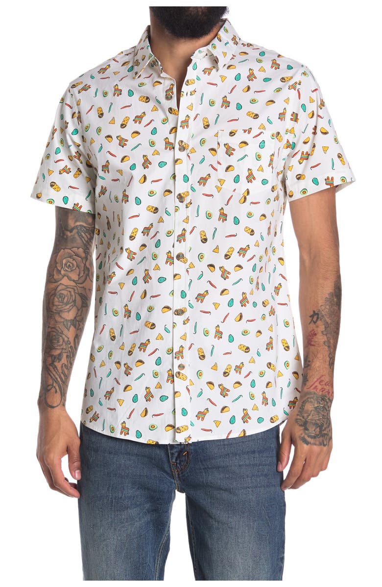 Sovereign Code Midsummer Printed Regular Fit Shirt, Main, color, 