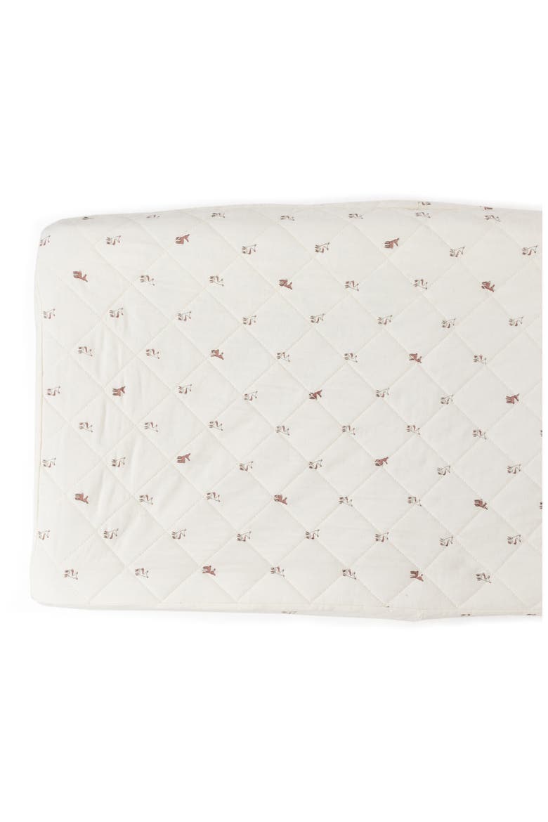 Changing Pad Cover, Alternate, color, FAWN/ PINK