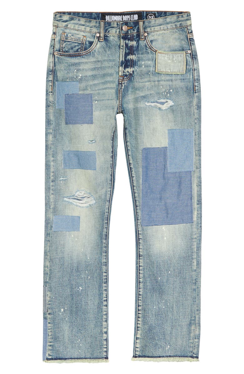 Billionaire Boys Club Encounter Rip & Repair Stretch Jeans, Alternate, color, 