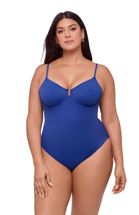 Corset Underwire One Piece Swimsuit