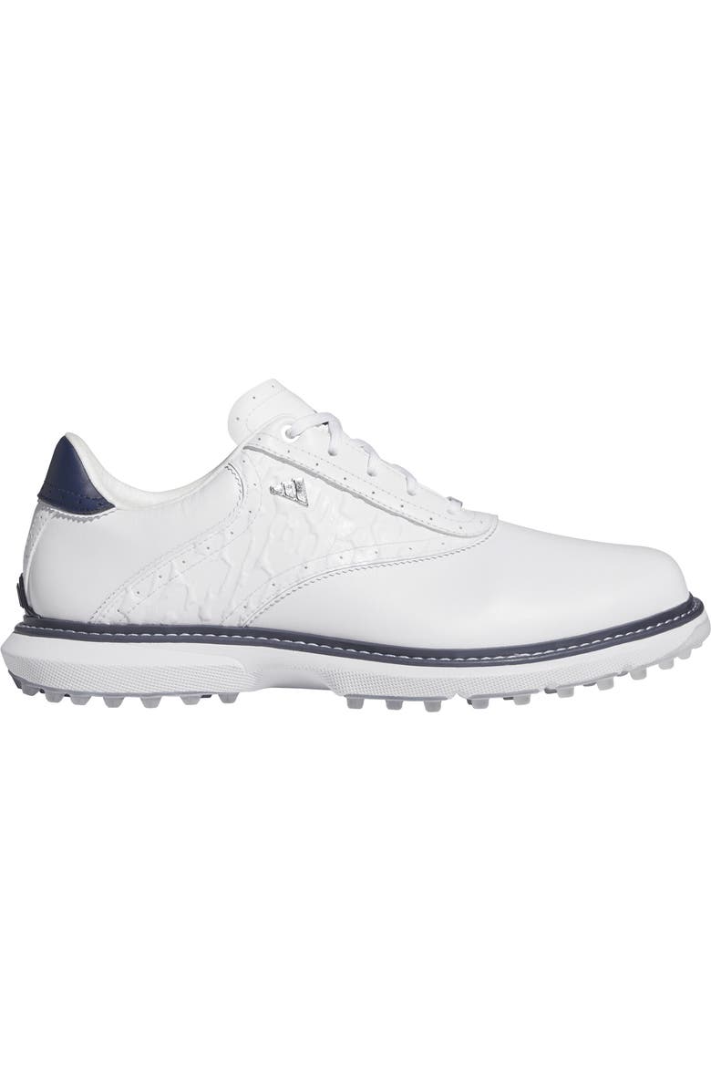 adidas MC70 Spikeless Golf Shoe, Alternate, color, White/ Collegiate Navy/ Silver