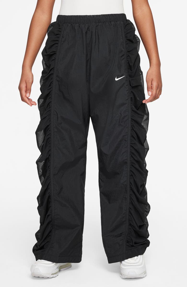 Nike Kids' Dance Wide Leg Pants, Main, color, 010 Black/White