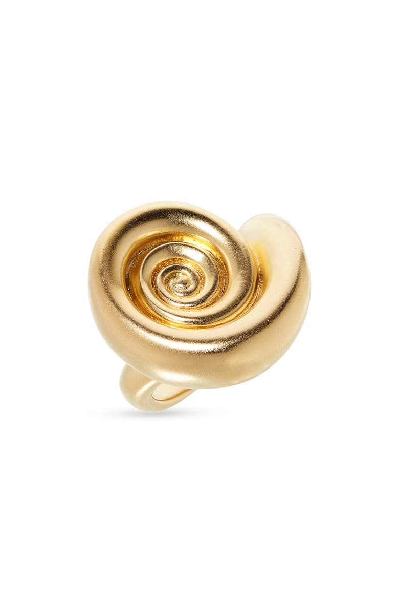 Missoma Spiral Statement Ring, Main, color, Gold