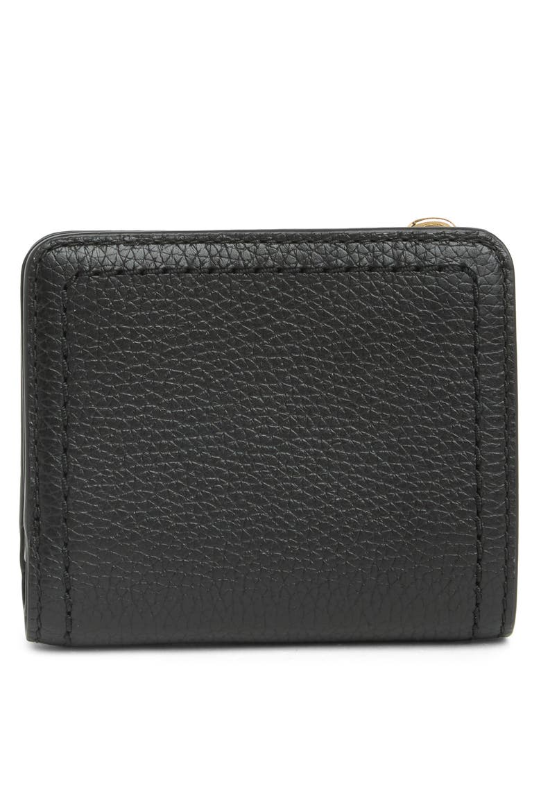 Mini Compact Wallet, Alternate, color, BLACK