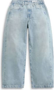 AG Hattie High Waist Ankle Wide Barrel Leg Jeans