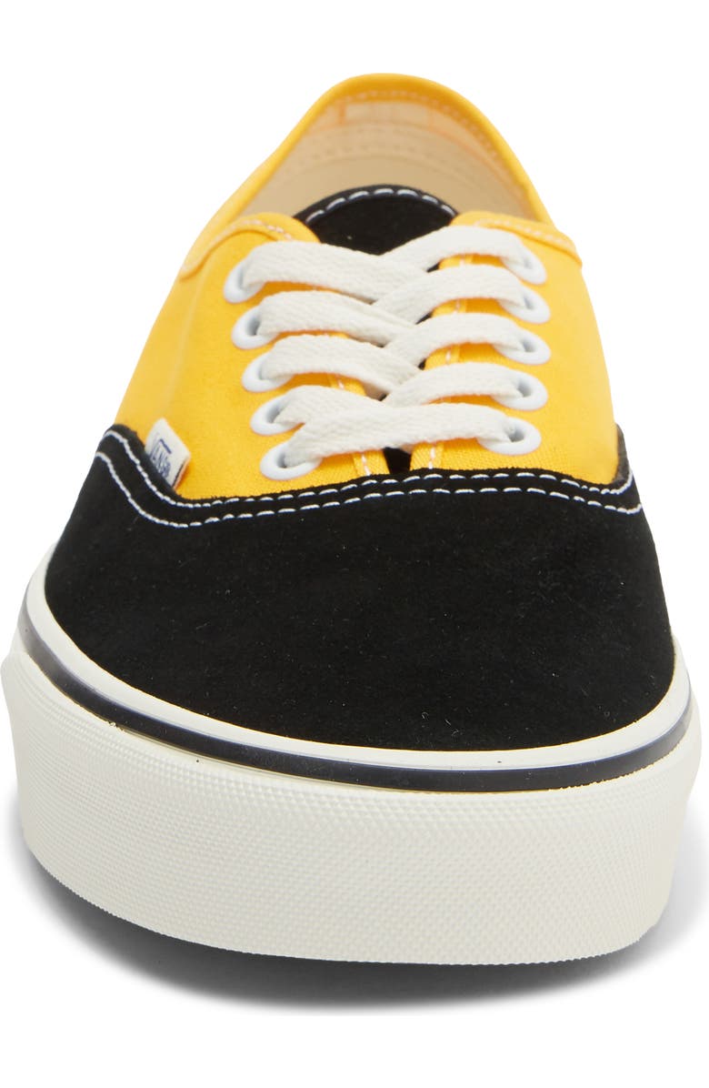 Vans Authentic Sneaker, Alternate, color, Yellow/ Black