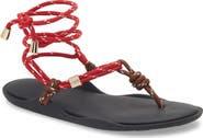 FLOWZE Lace-Up Ropes Water Repellent Thong Slide Sandal