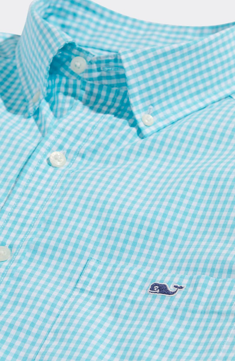 vineyard vines Gingham Stretch Poplin Button-Down Shirt, Alternate, color, 
