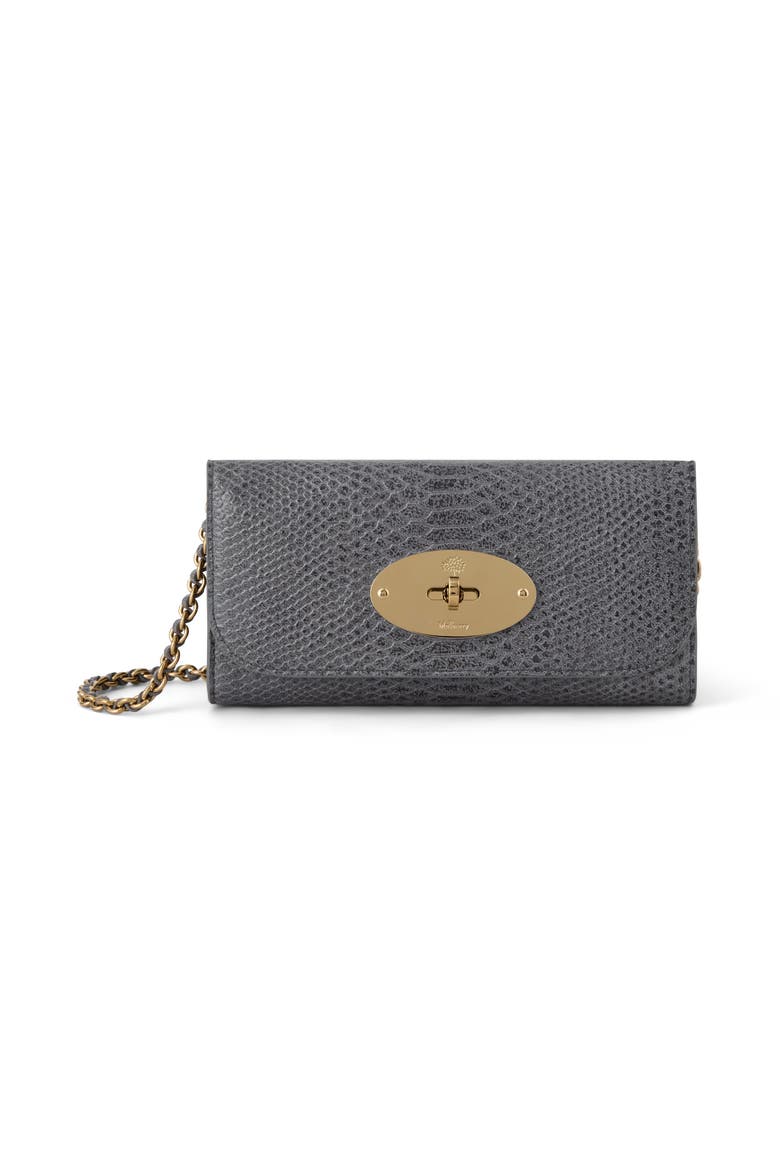 Lily Chain Wallet, Main, color, Foggy Grey