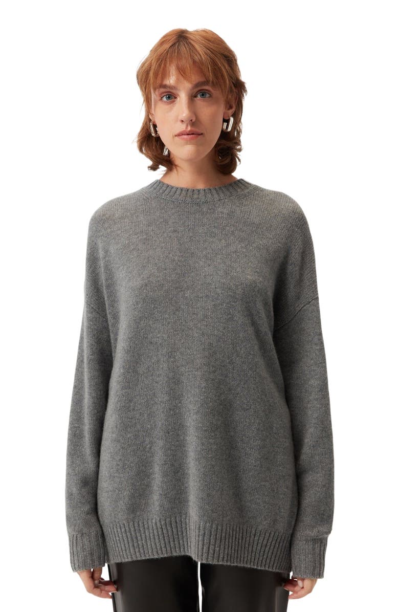 GOBI Mongolian Cashmere Relaxed-Fit Cashmere Sweater, Alternate, color, 