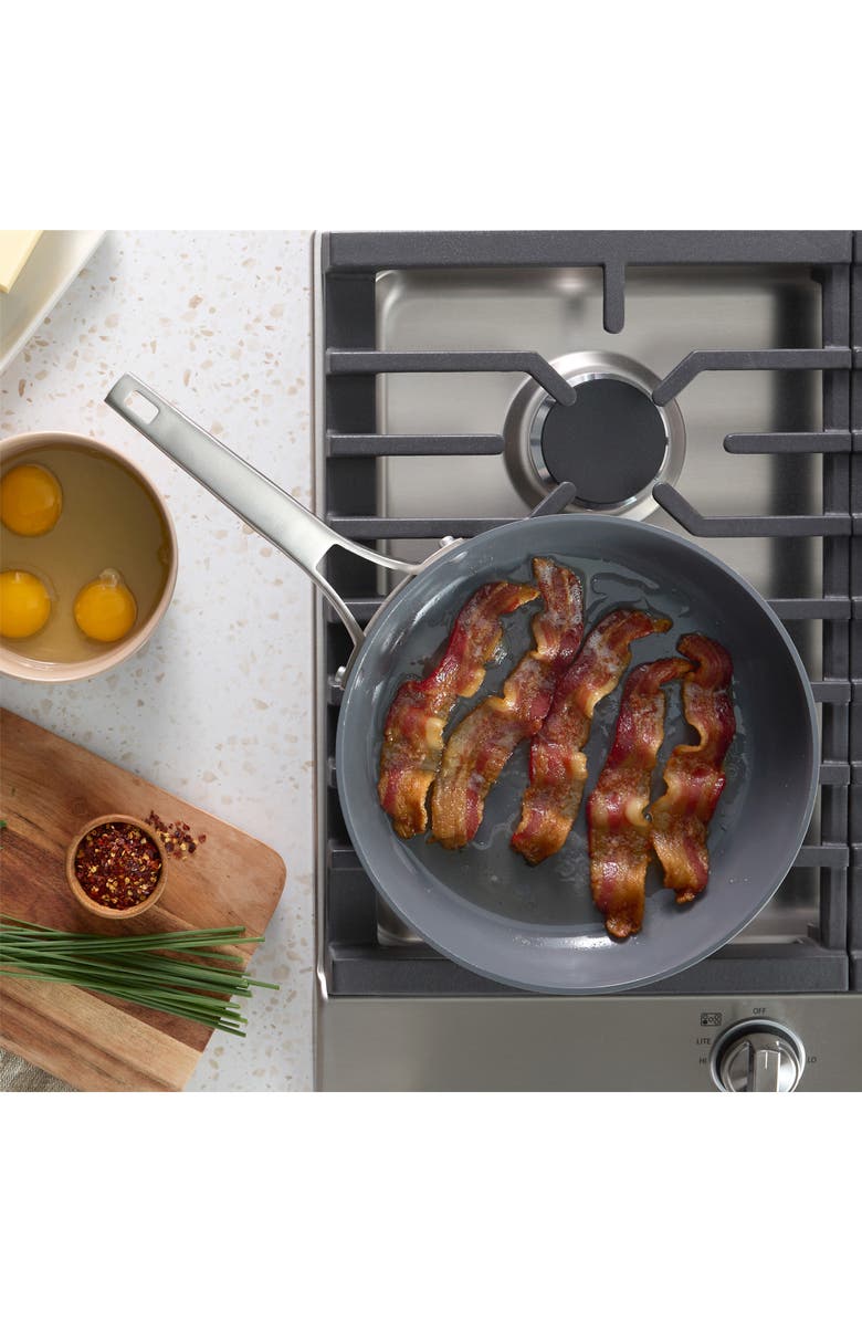 CALPHALON Premier Ceramic Nonstick 8-Piece Cookware Set, Alternate, color, Blue