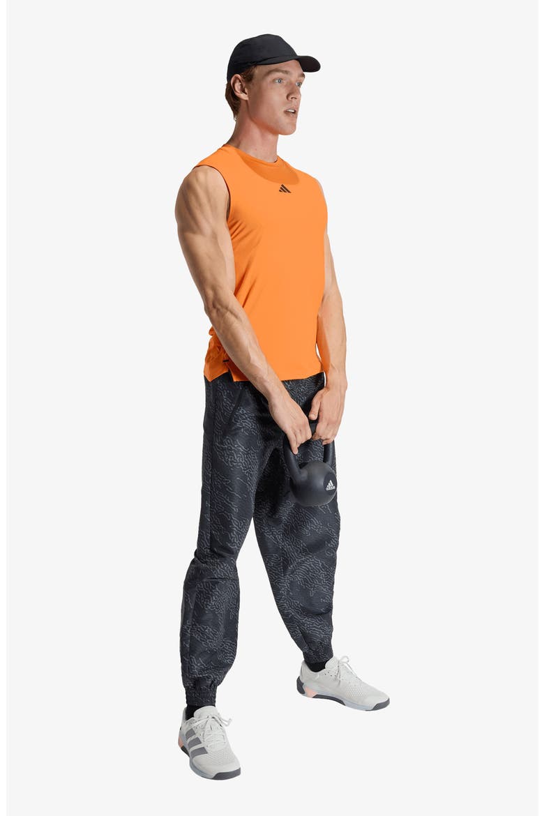 D4T Power 3-Stripes Tank, Alternate, color, PURE ORANGE