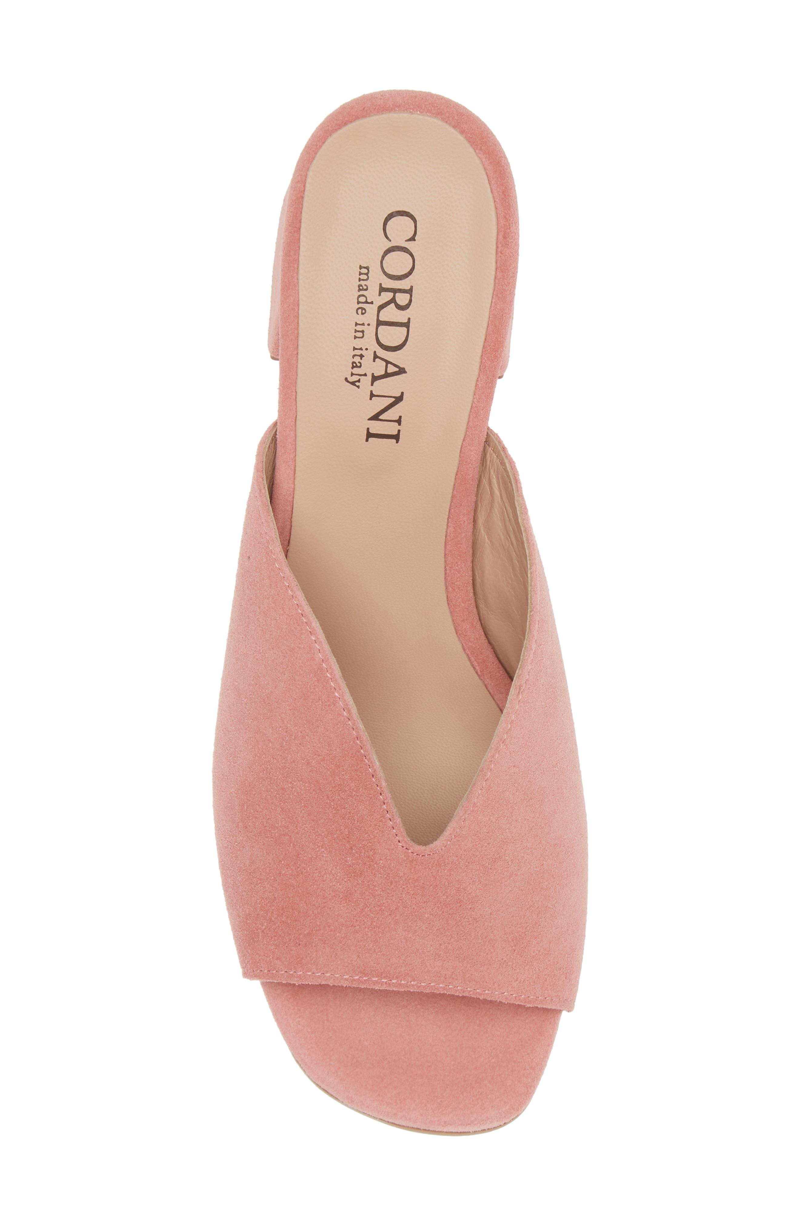 Pollie Slide Sandal, Alternate, color, ROSE SUEDE