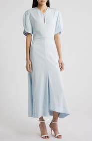 BOSS Denaz High Low Midi Dress