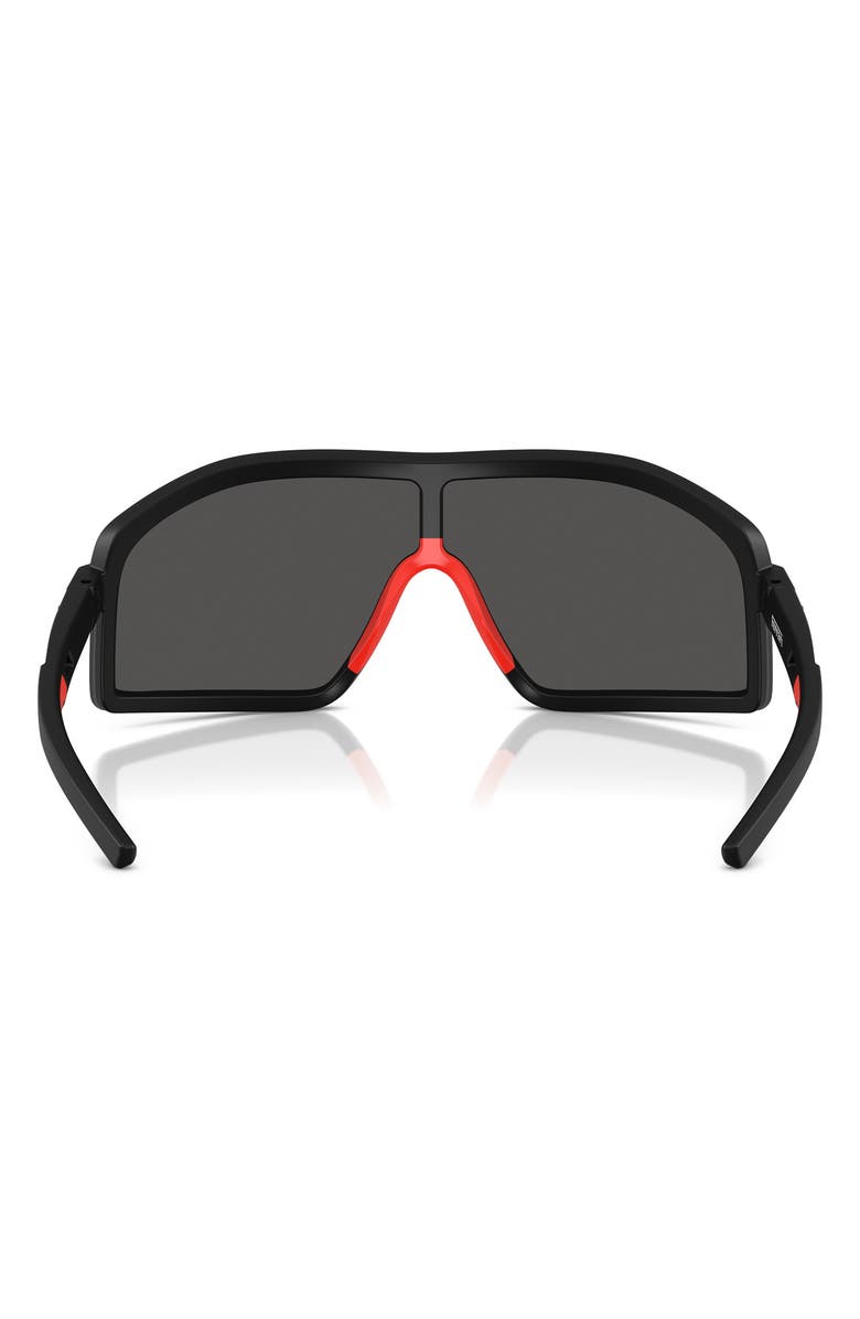 Scuderia Ferrari 43mm Shield Sunglasses, Alternate, color, Matte Black