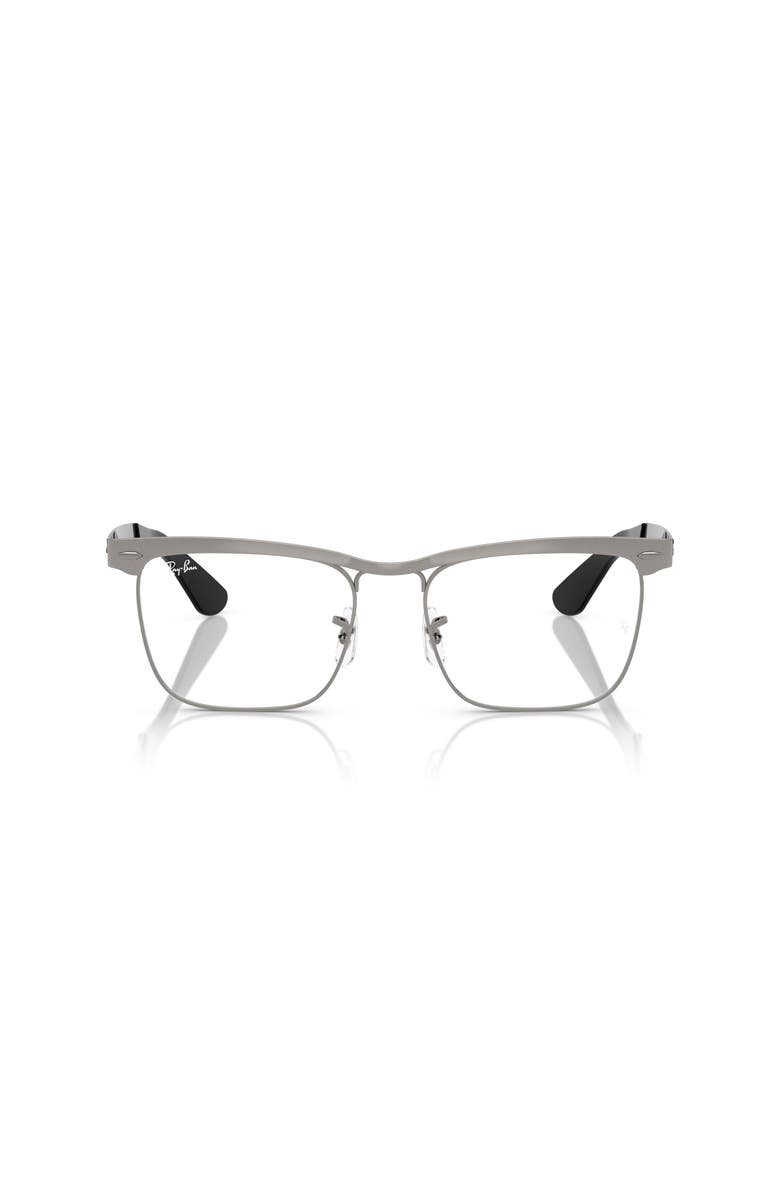 Ray-Ban 53mm Square optical glasses, Alternate, color, Grey
