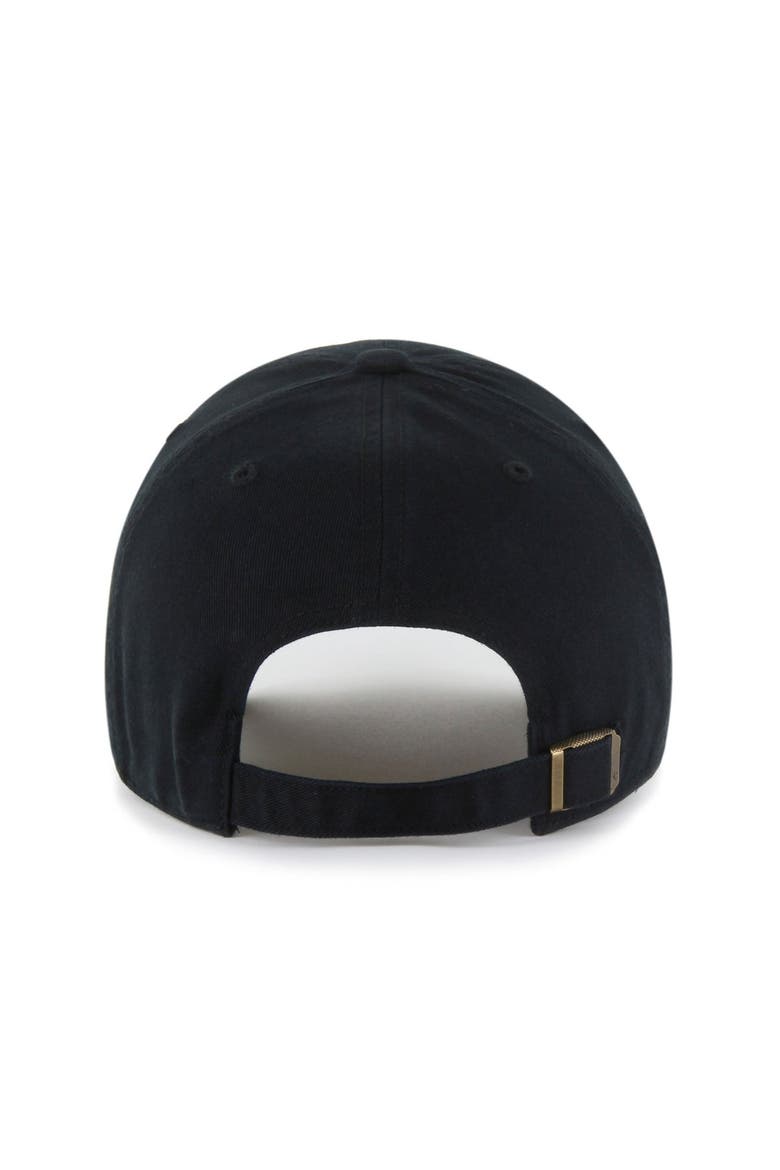 Men's '47 Black New York Knicks Clean Up Adjustable Hat, Alternate, color, Black