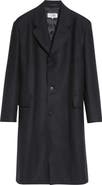 MM6 Maison Margiela Raw Edge Wool Felt Coat