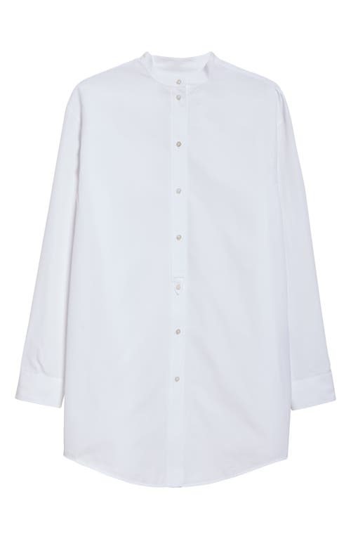 Jil Sander Wednesday Organic Cotton Poplin Button-up Shirt In Optic White