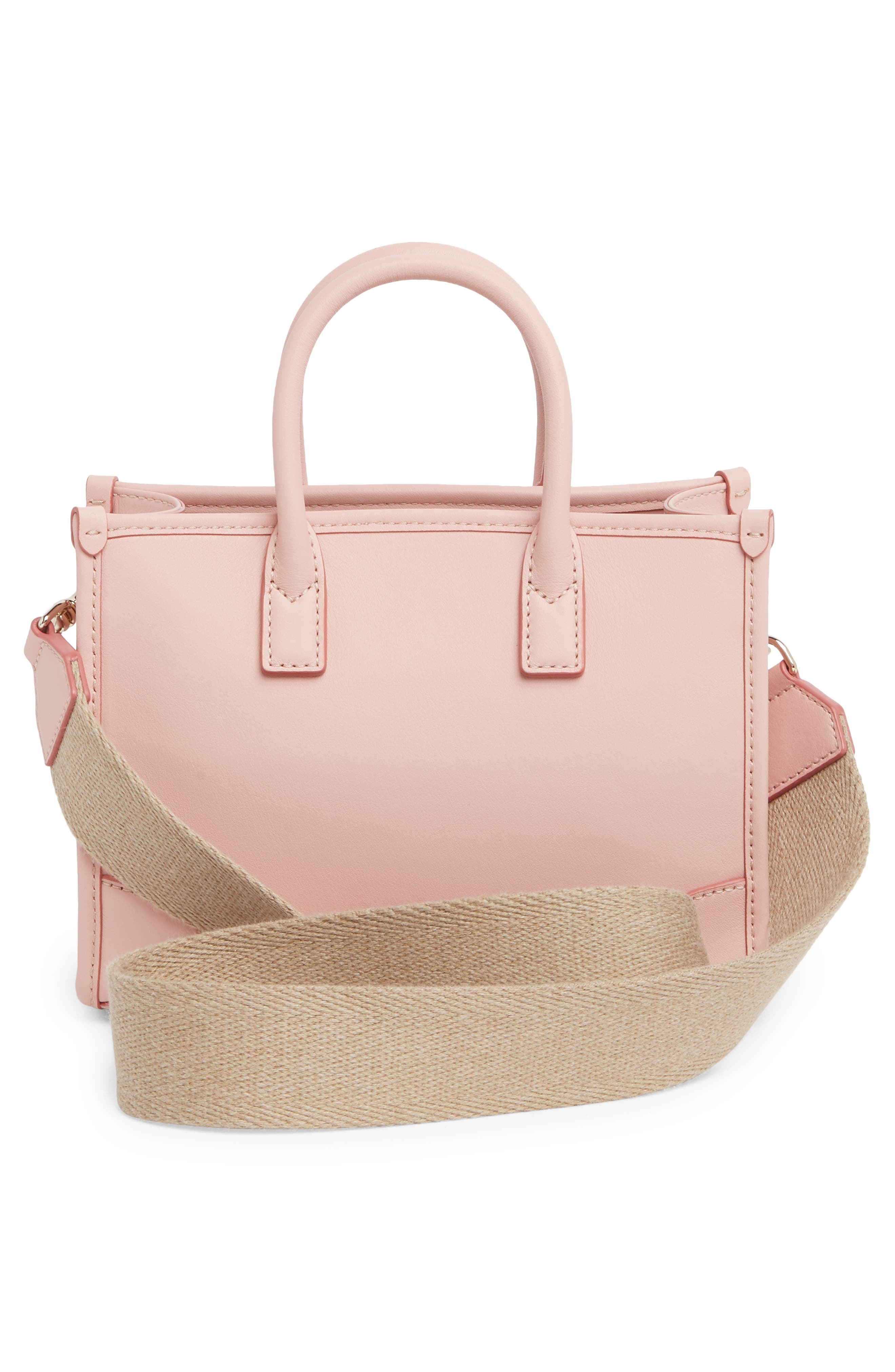 MCM Munchen Mini Tote Handbag, Alternate, color, 