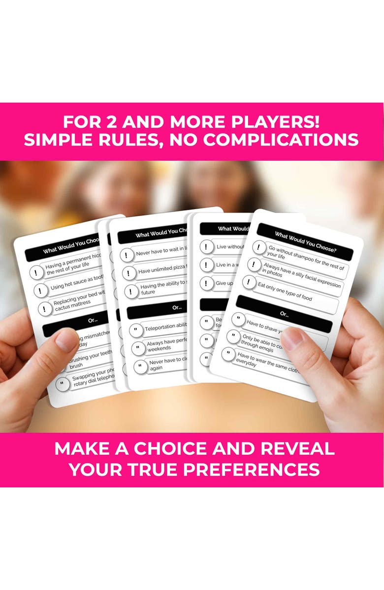 Quokka What Would You Choose? Trivia and Card Games for Kids & Family, Alternate, color, Family