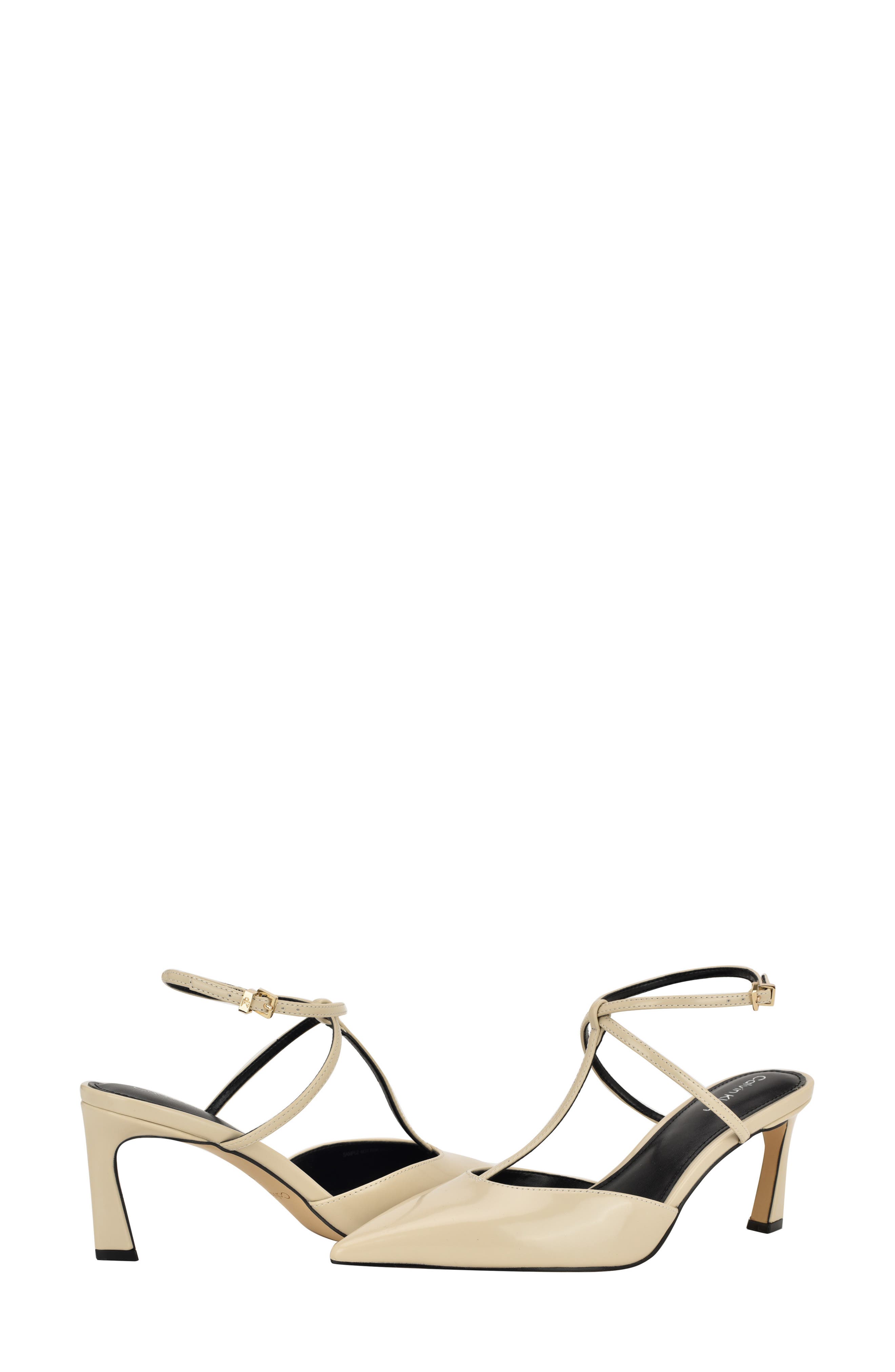 Avriel 2 Ankle Strap Pump, Alternate, color, IVORY