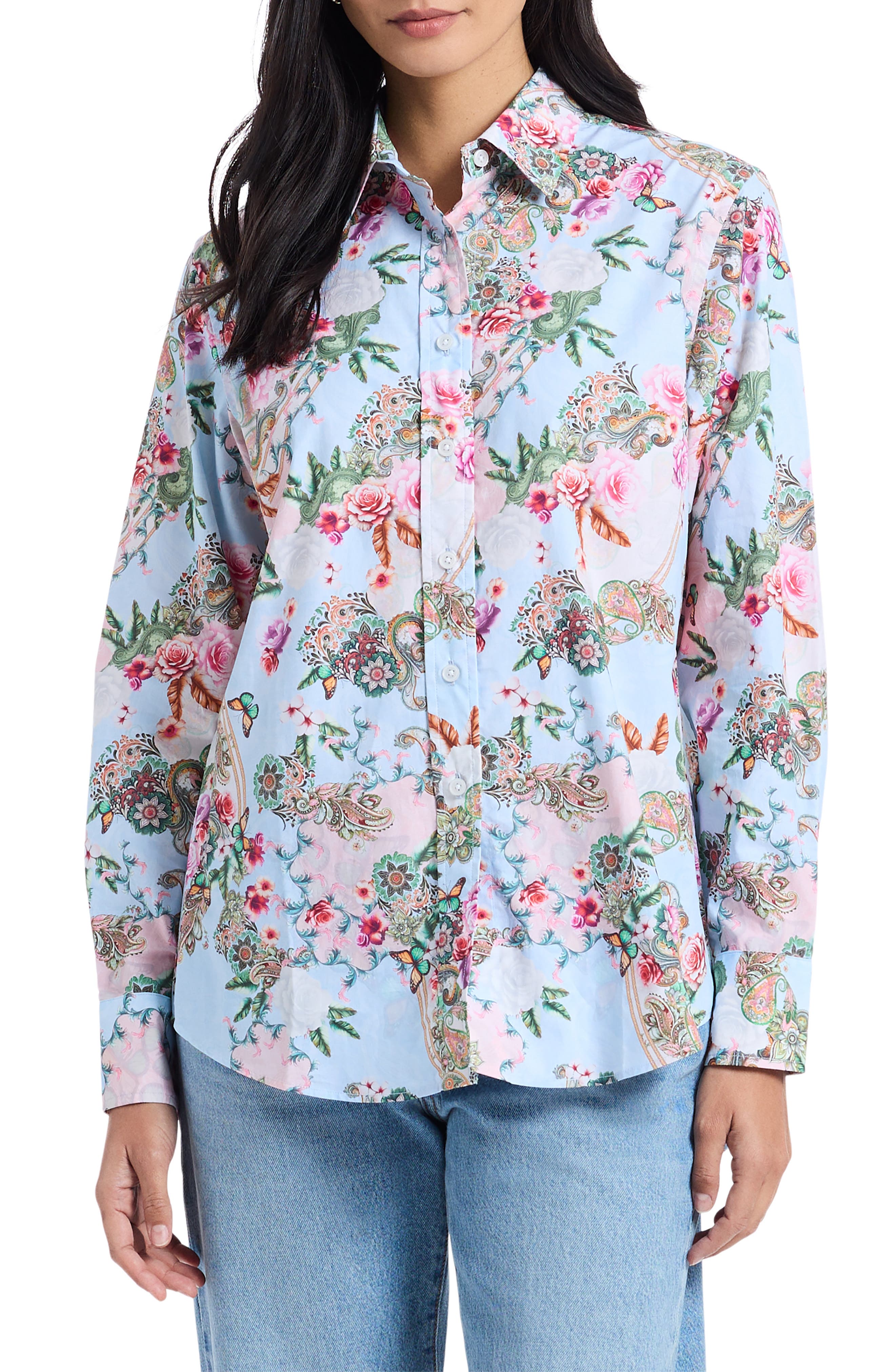 Robert Graham Carrie Long Sleeve Woven Shirt