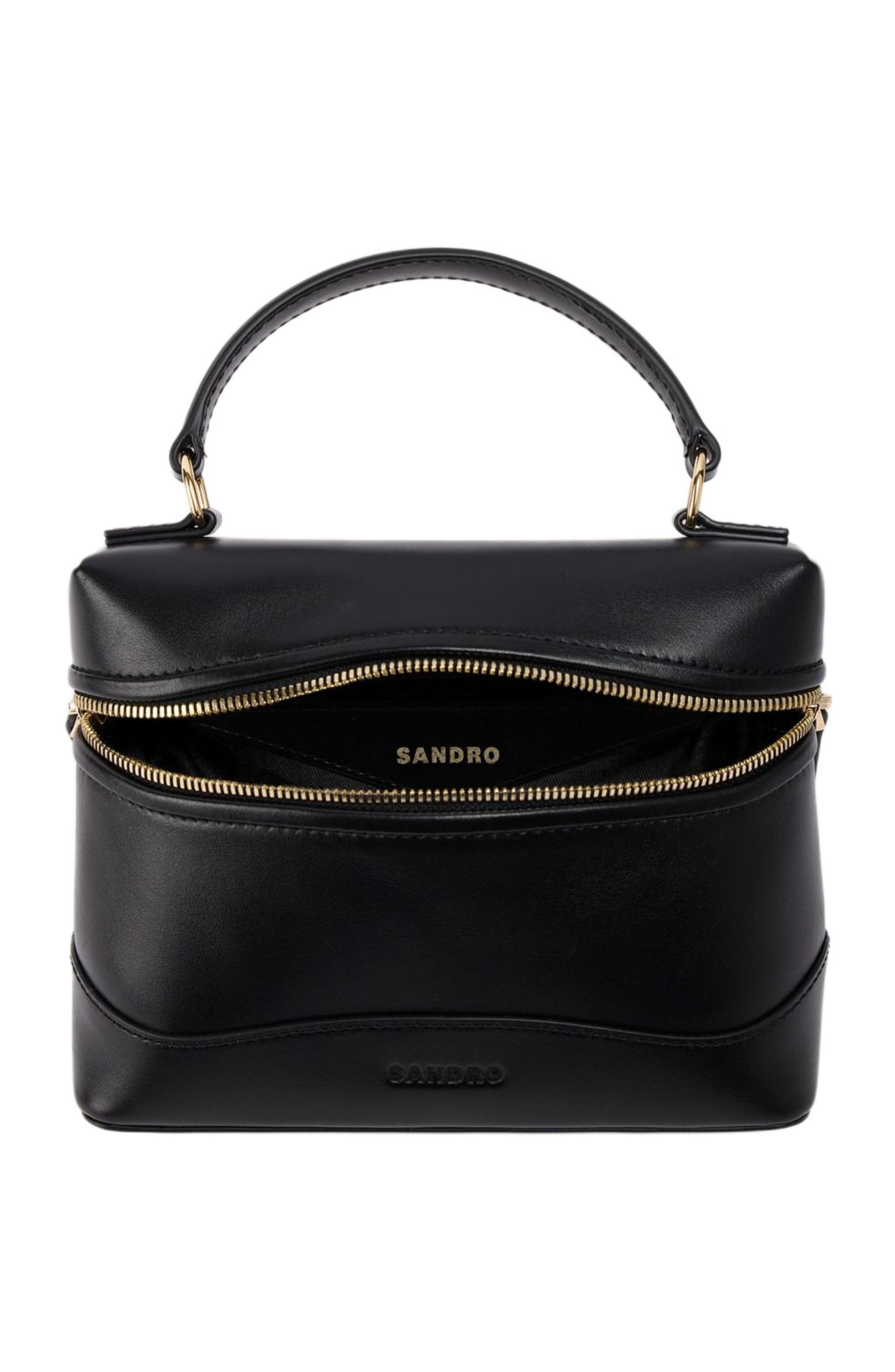 TANGOLINO leather bag, Main, color, Black
