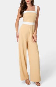 bebe Colorblock Jumpsuit