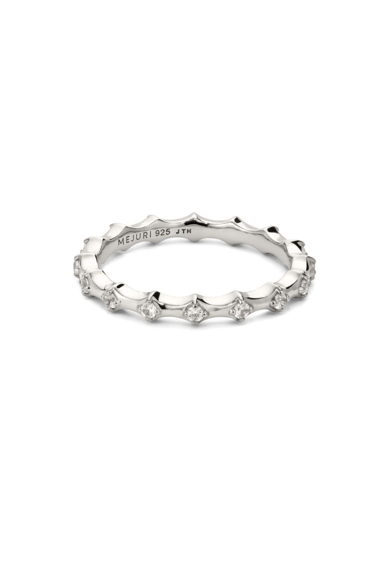 Crest Stacker Ring, Alternate, color, Sterling Silver