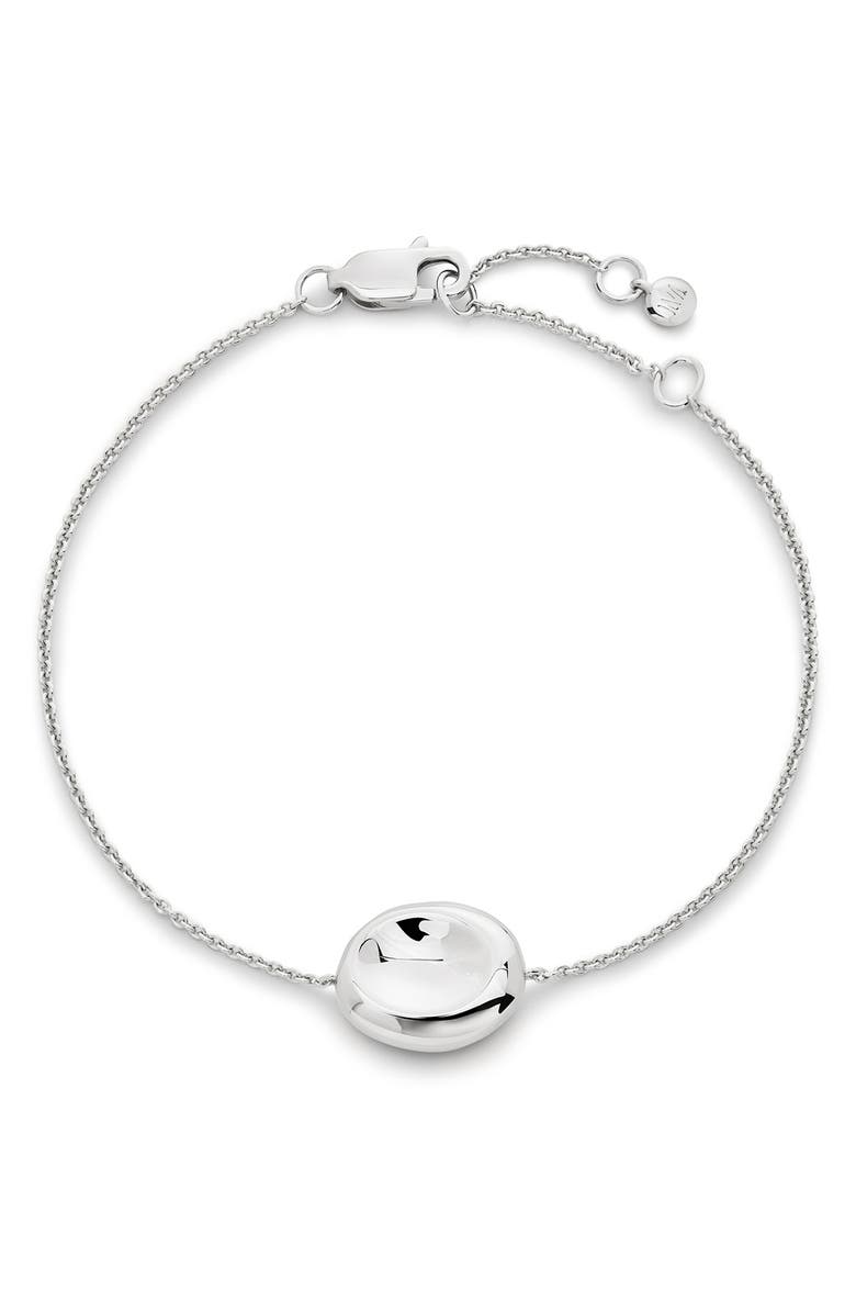 Monica Vinader Aria Chain Bracelet, Main, color, Sterling Silver