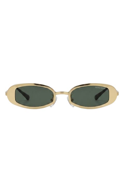 Sable 51mm Oval Sunglasses
