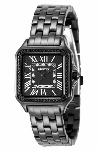 Angel Crystal Accent Bracelet Watch, 28mm