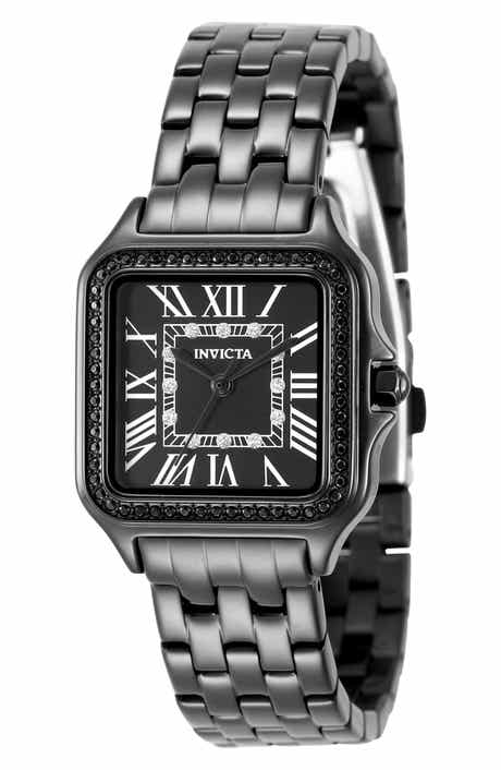 Angel Crystal Accent Bracelet Watch, 28mm