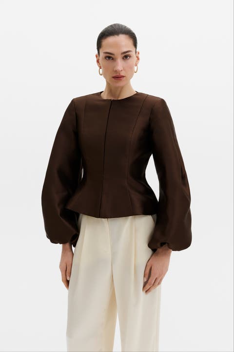Vendela Balloon Sleeve Blouse