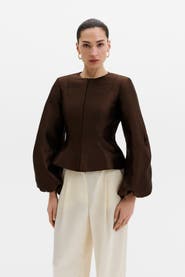 Malina Vendela Balloon Sleeve Blouse