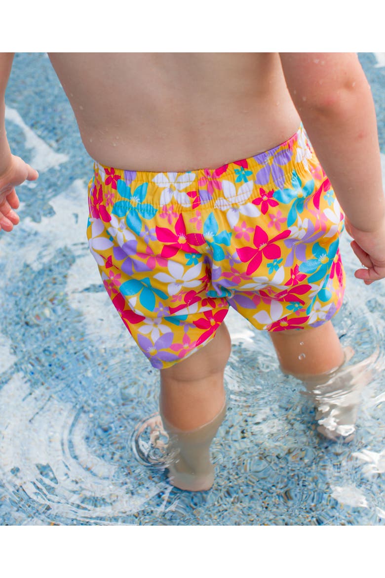 Baby Boys UPF50+ Swim Trunks, Alternate, color, Endless Summer Floral