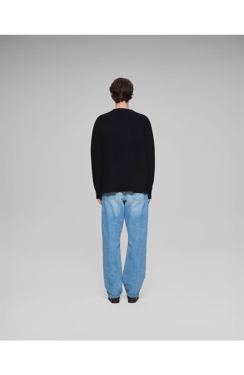 vowels Alpaca Blend Cardigan, Alternate, color, Black