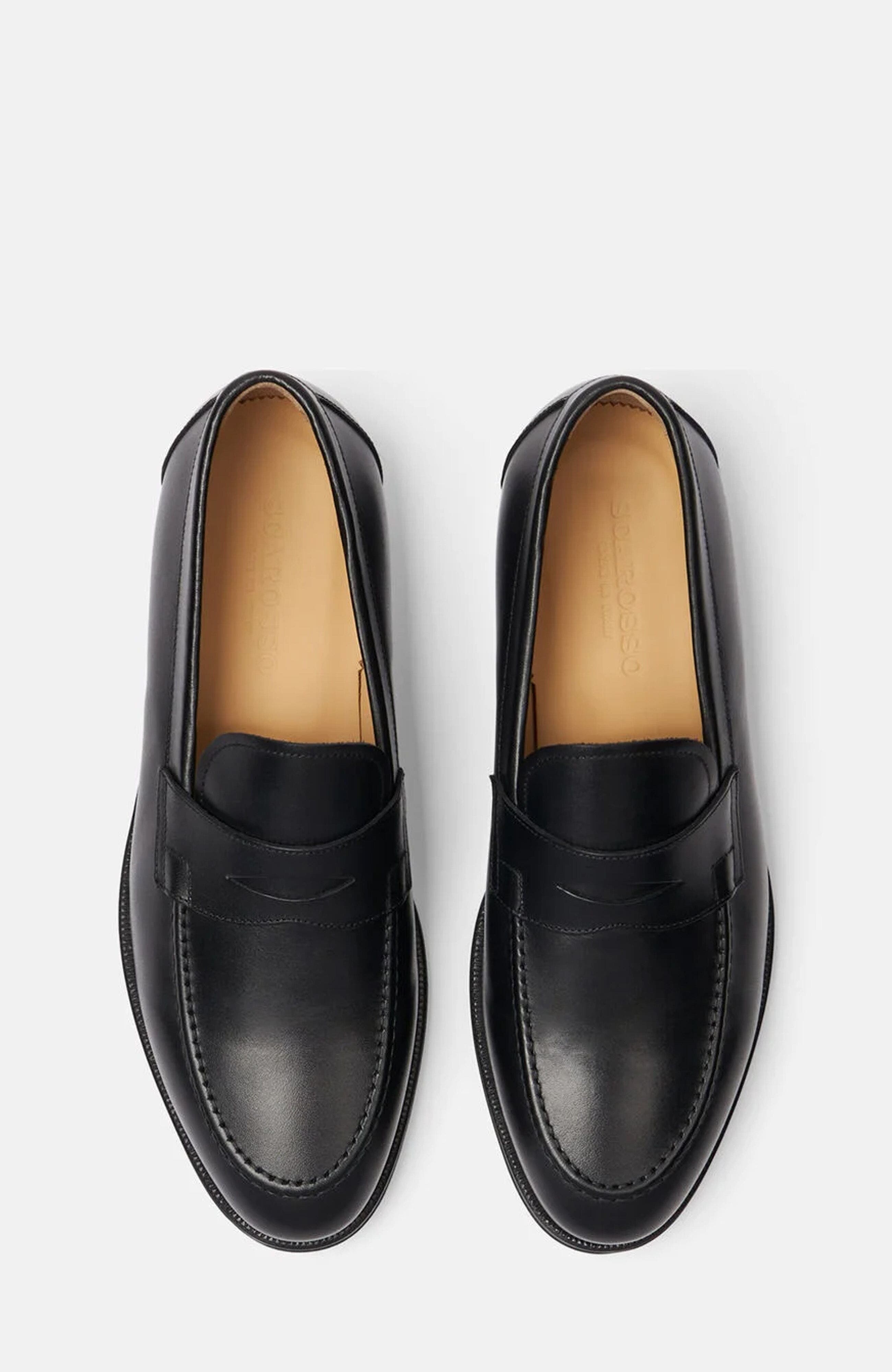 SCAROSSO Stefano Loafers, Alternate, color, Black - Calf