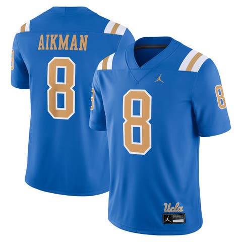 Men's Jordan Brand Troy Aikman Blue UCLA Bruins Player Game Jersey