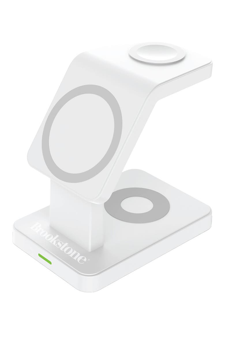 3-in-1 MagSafe Wireless Charging Stand, Main, color, WHITE