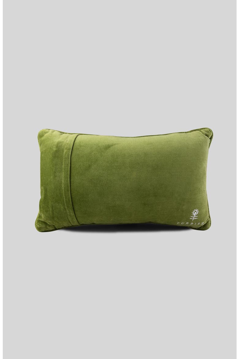 Mahjong Needlepoint Pillow, Alternate, color, Green, Blue-Green, Light Gray