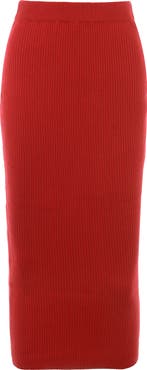 HOUSE OF CB Lourdes Rib Maxi Skirt