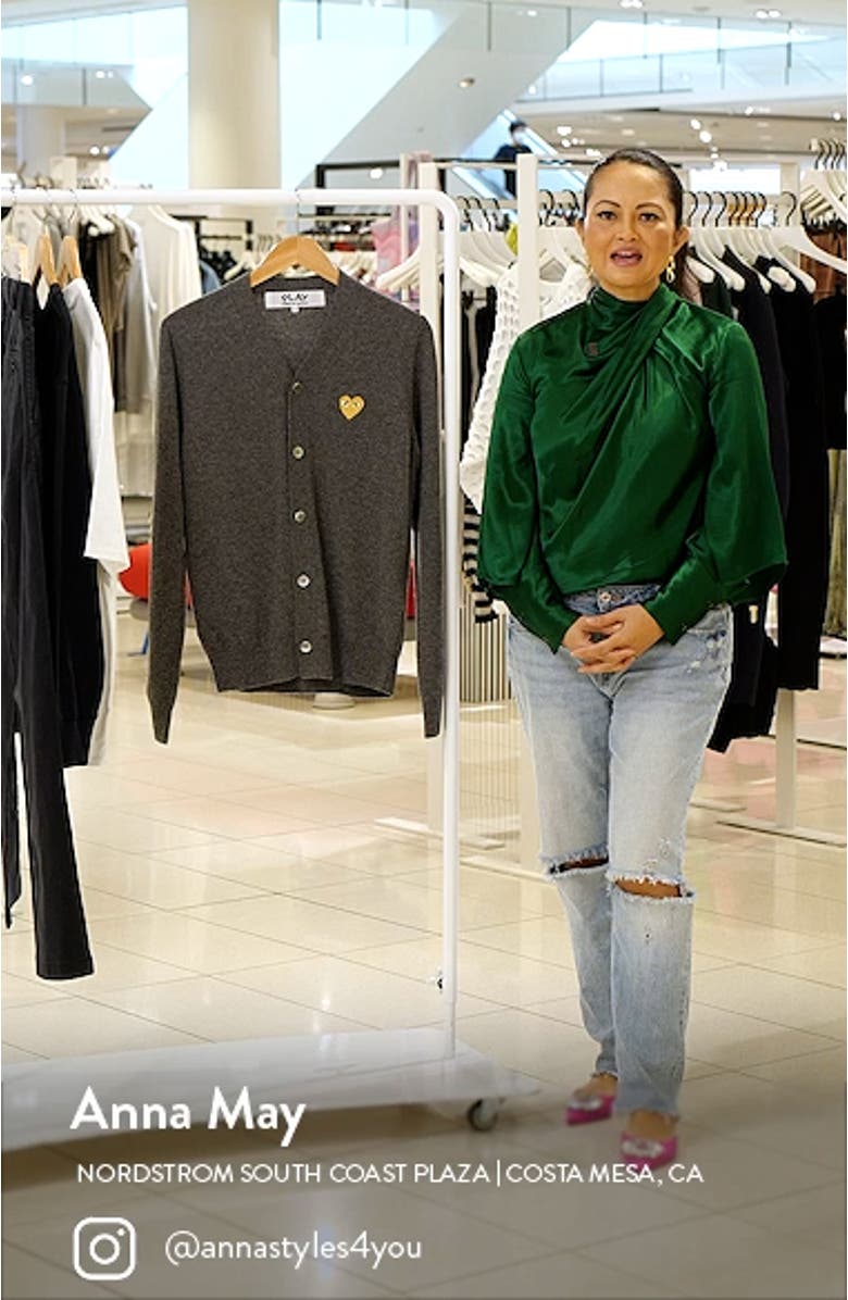 V-Neck Wool Cardigan, sales video thumbnail