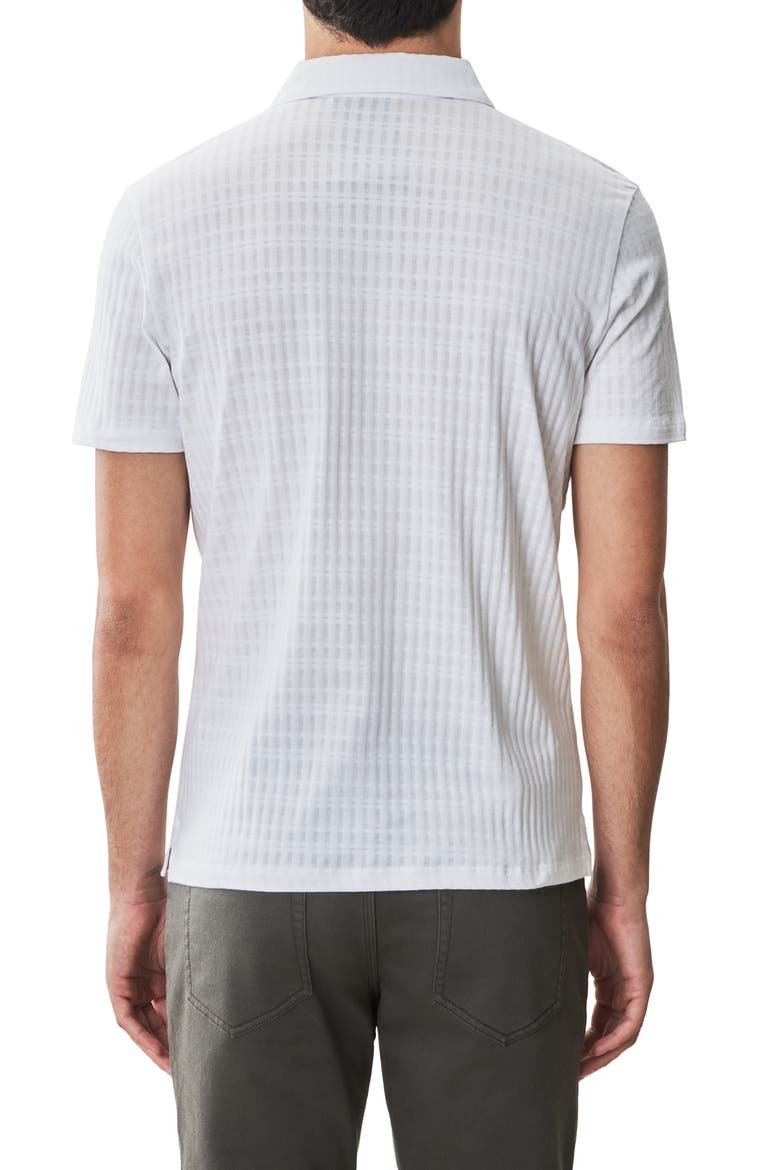 Mozart Jacquard Polo, Alternate, color, WHITE